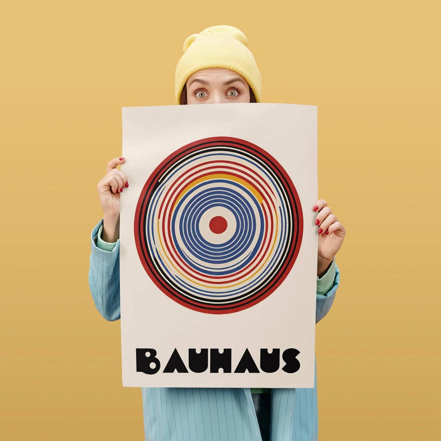 Bauhaus Hand-Drawn Poster Print