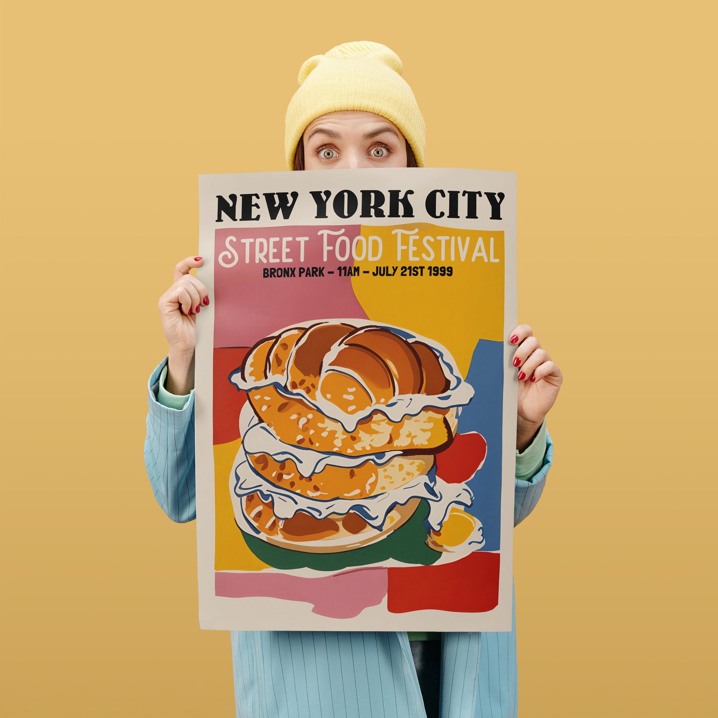 NYC Street Food Festival 1999 Poster