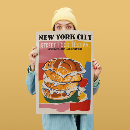 NYC Street Food Festival 1999 Poster