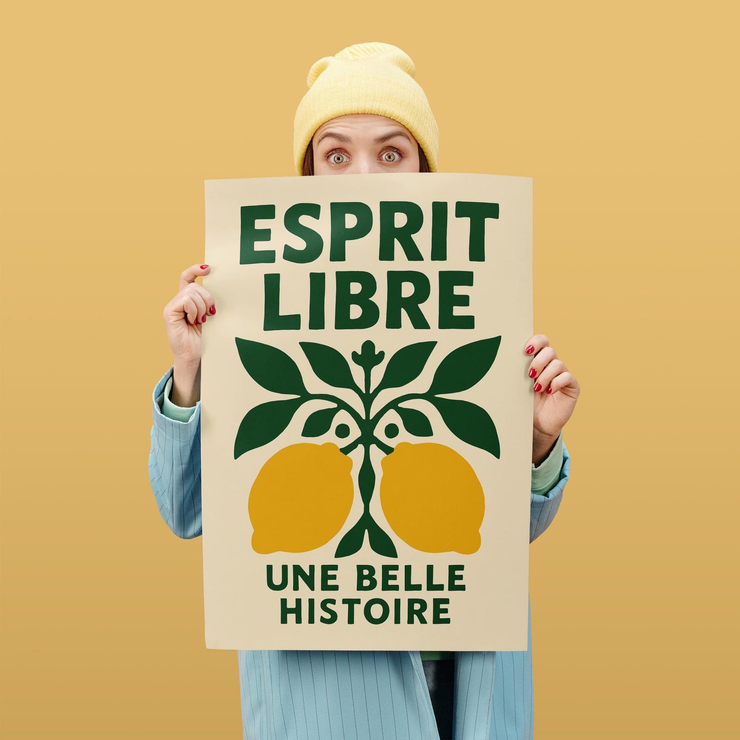 Esprit Libre Lemon Wall Art