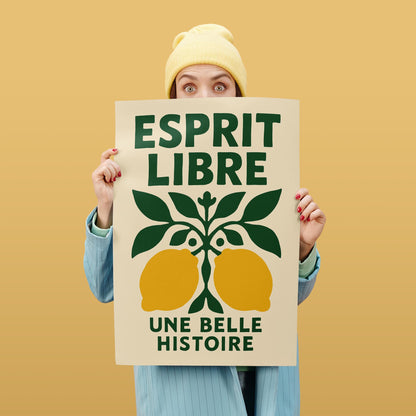 Esprit Libre Lemon Wall Art