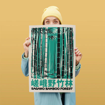 Sagano Bamboo Forest Poster