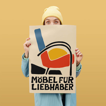 Bauhaus Furniture Chair Poster