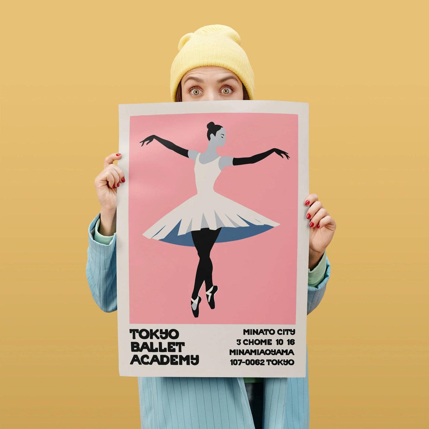 Tokyo Ballet Academy Retro Print