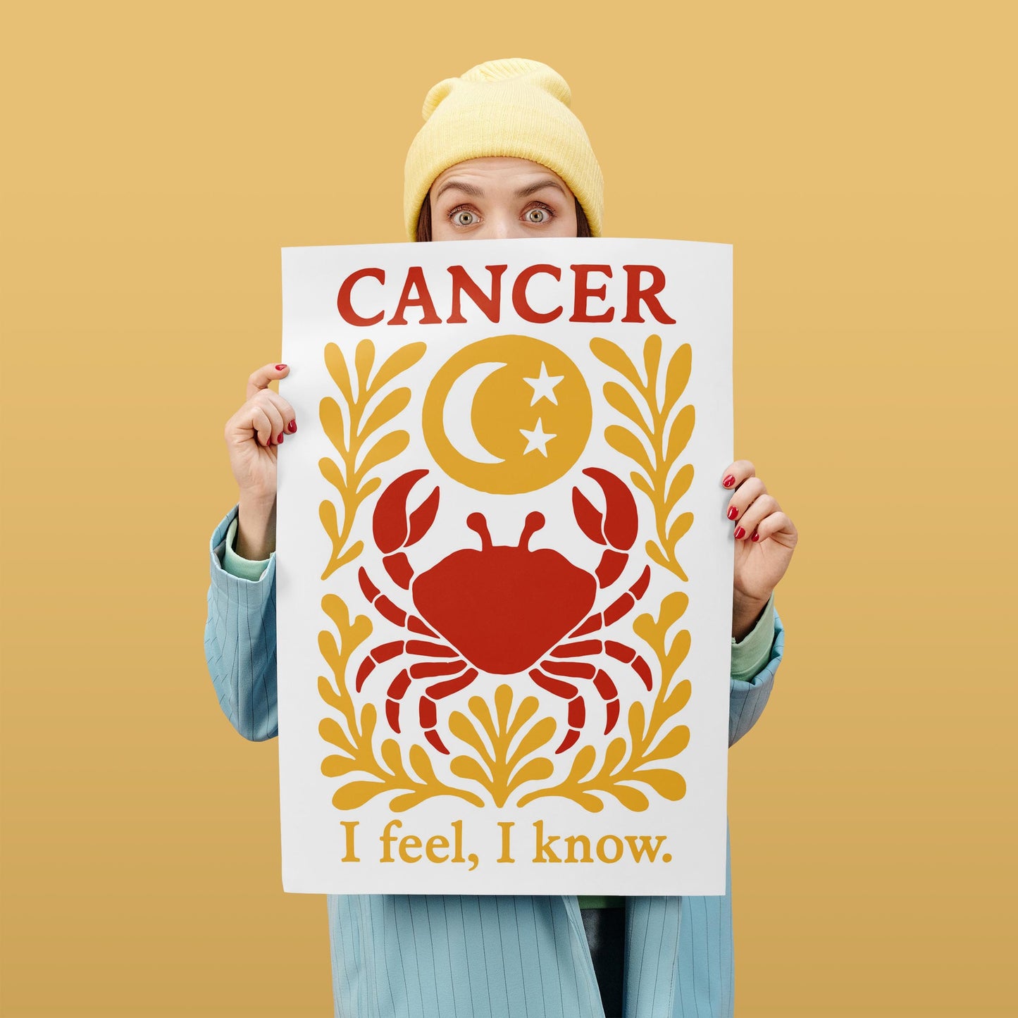 Cancer Zodiac Poster Wall Art