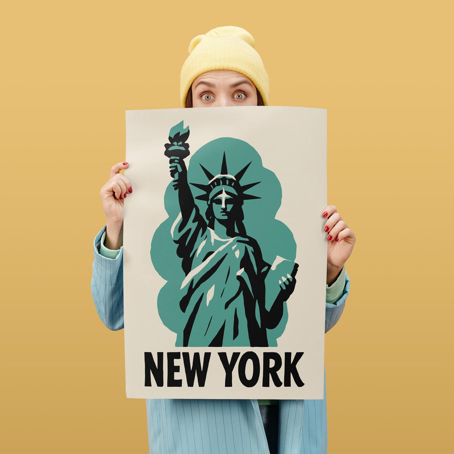 New York Statue Poster