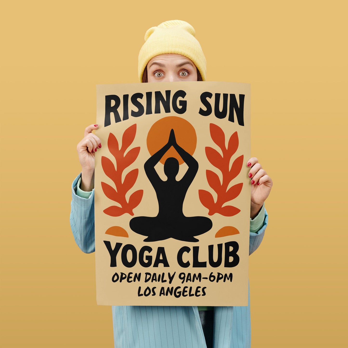 Yoga Club Los Angeles Poster