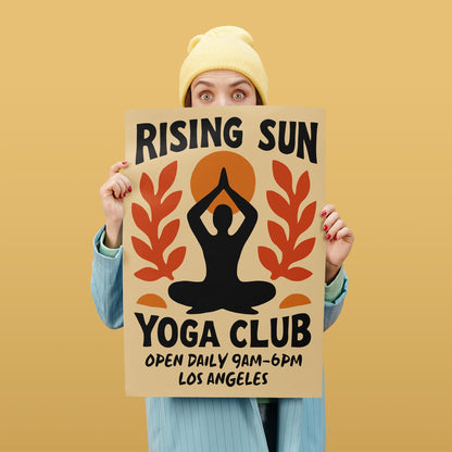 Yoga Club Los Angeles Poster