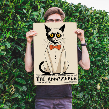 Fancy Cat Comedy Poster