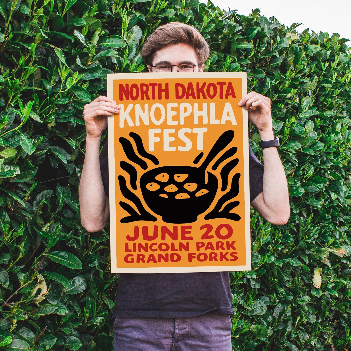 North Dakota Knoephla Fest Poster