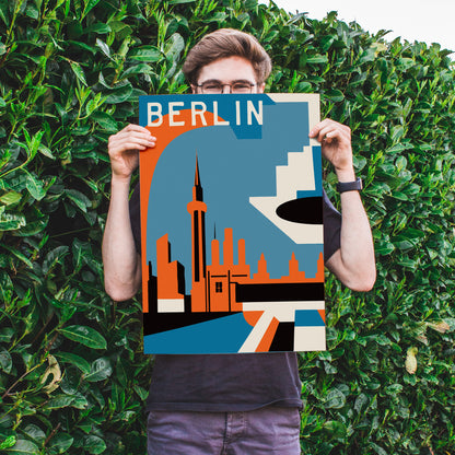 Berlin Minimalist Travel Poster