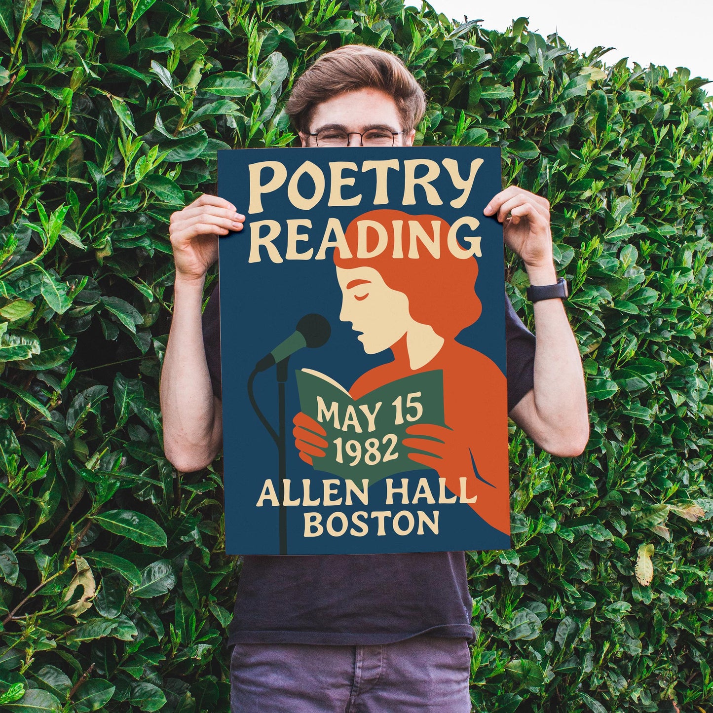 Poetry Reading Boston Poster