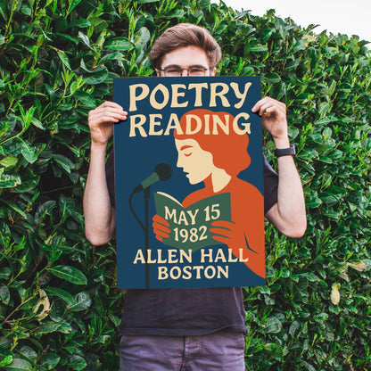 Poetry Reading Boston Poster
