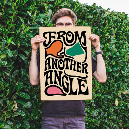 Another Angle Typography Print