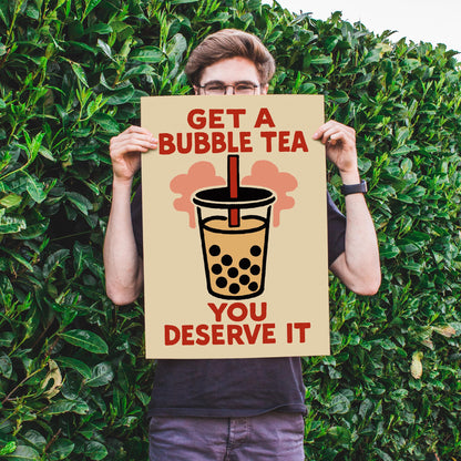 Bubble Tea Poster Print