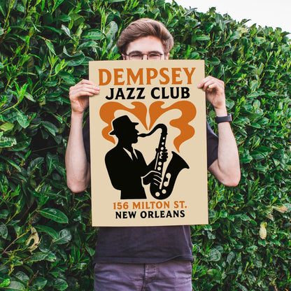 New Orleans Jazz Poster - Vintage Music Wall Art