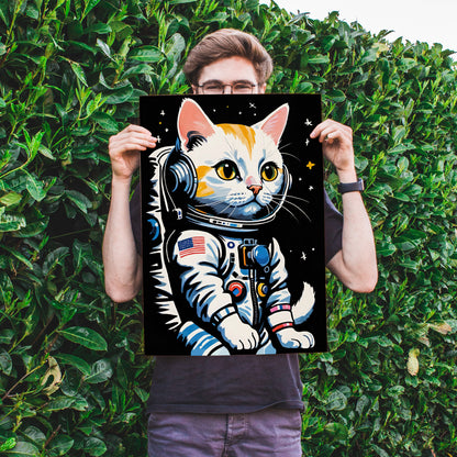 Astronaut Cat - Space Wall Art