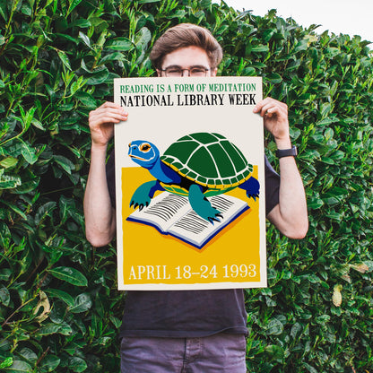 Library Week Reading Poster
