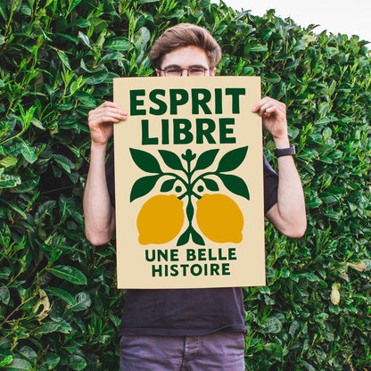 Esprit Libre Lemon Wall Art
