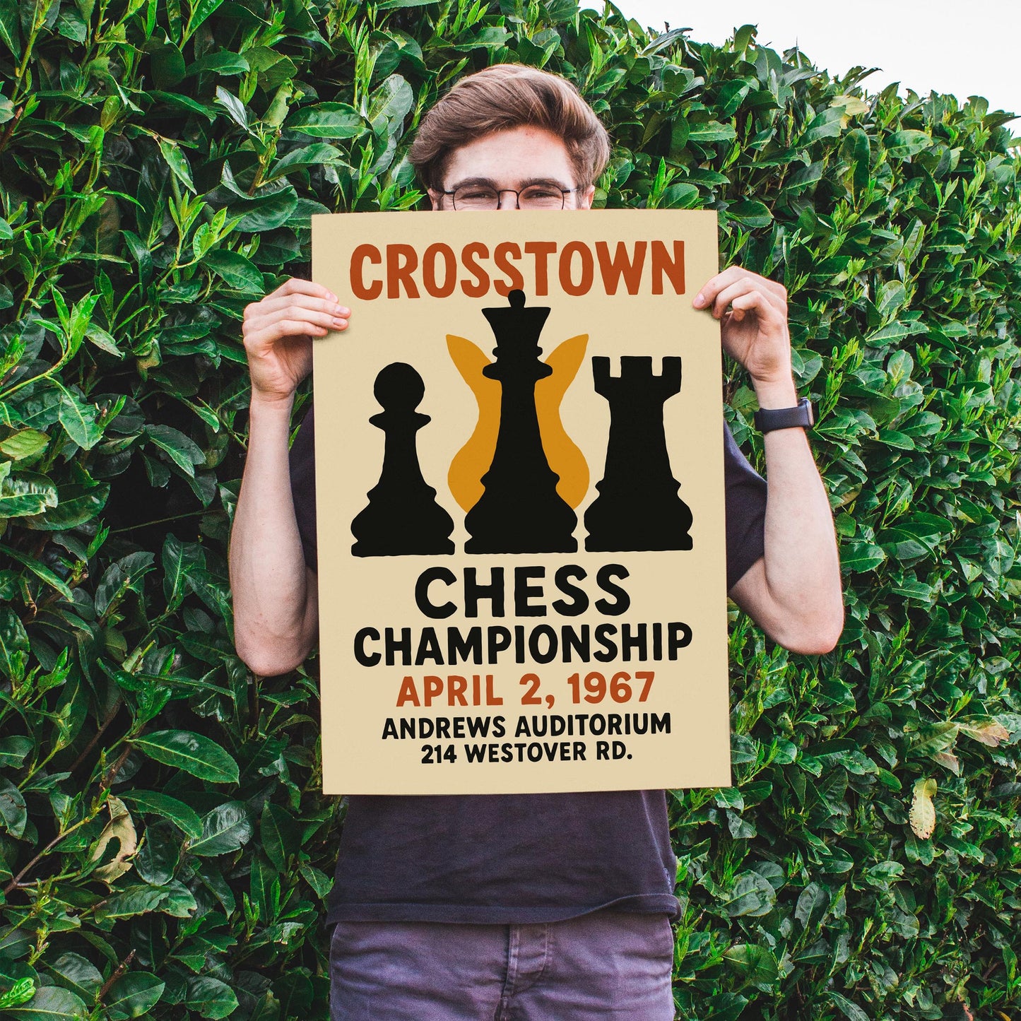 Crosstown Chess Poster Print