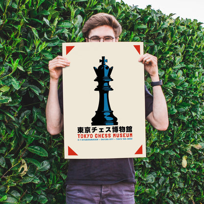 Tokyo Chess King Poster