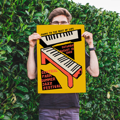 Central Park Summer Jazz Festival Poster