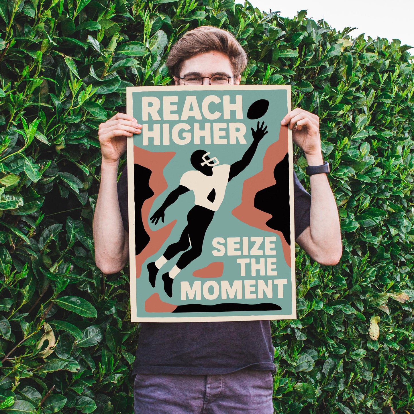 Football Motivation Poster Print