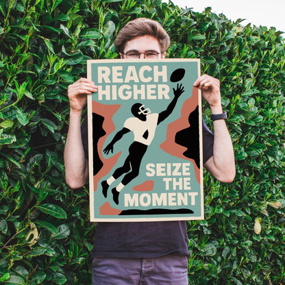Football Motivation Poster Print