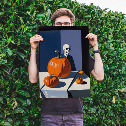 Halloween Spooky Still Life Poster