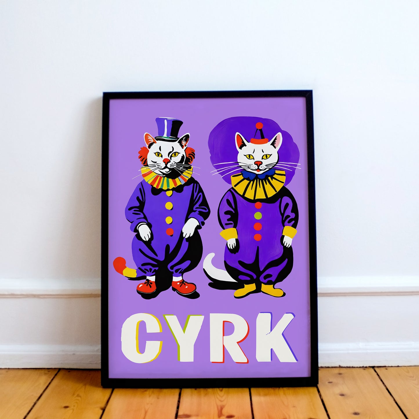 CYRK Polish Circus Cats Poster