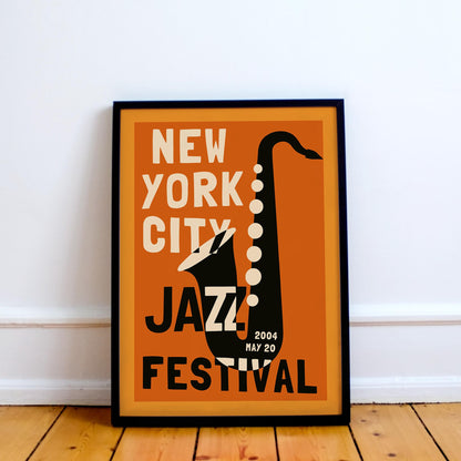 New York Jazz Festival Print