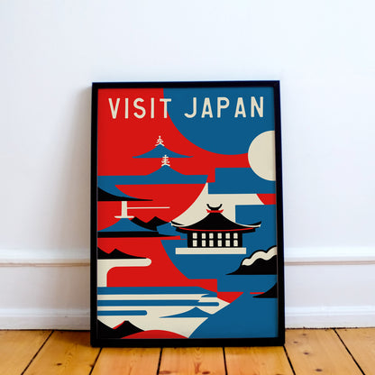 Visit Japan Travel Poster