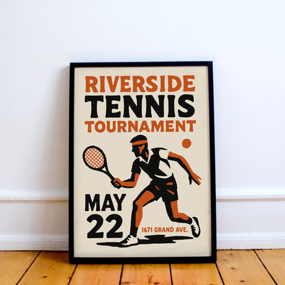 Tennis Tournament Poster