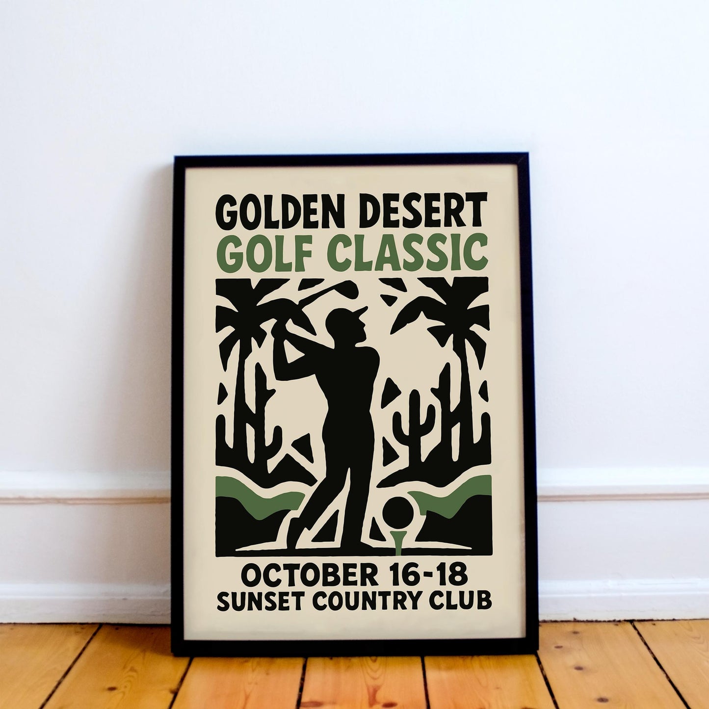 Desert Golf Classic Poster
