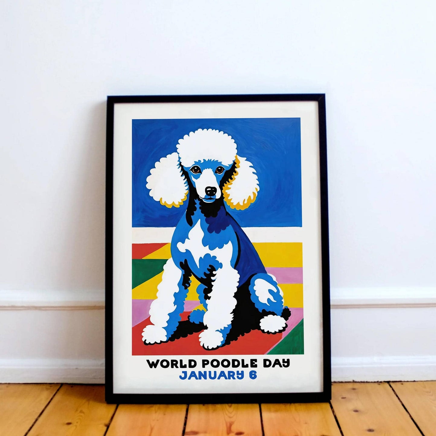 World Poodle Day Cute Wall Art