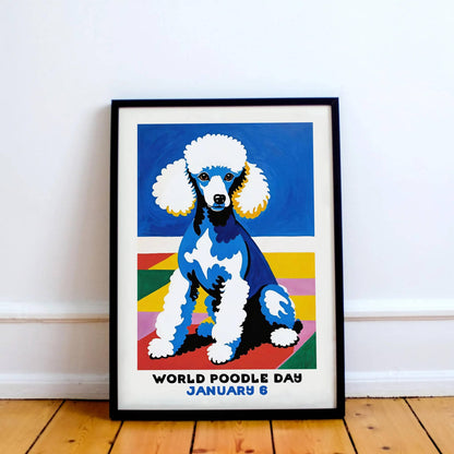 World Poodle Day Cute Wall Art