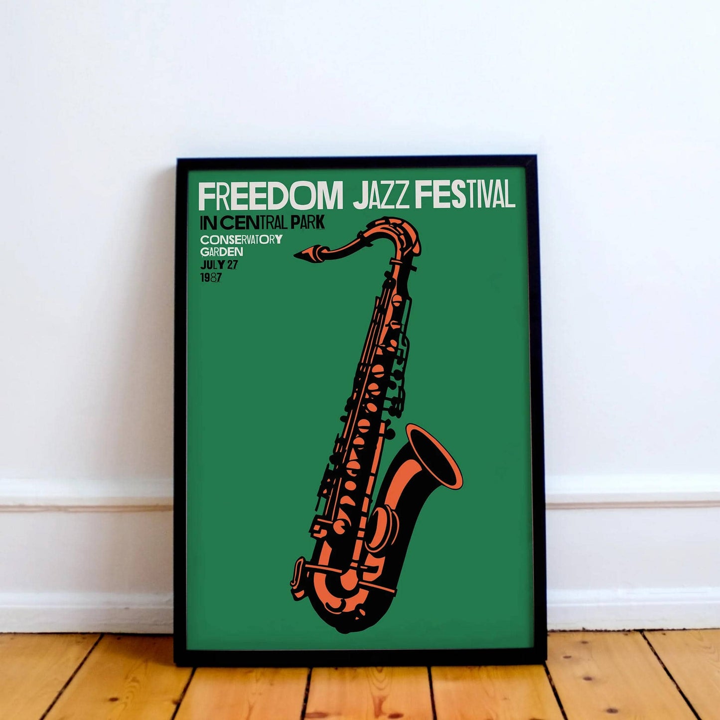 Freedom Jazz Festival 1987 Poster