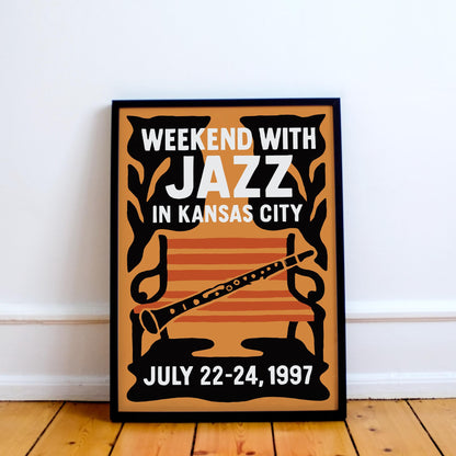 Kansas City Jazz Poster Print