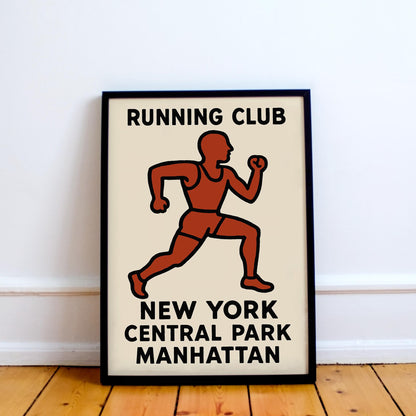 Running Club NYC Poster