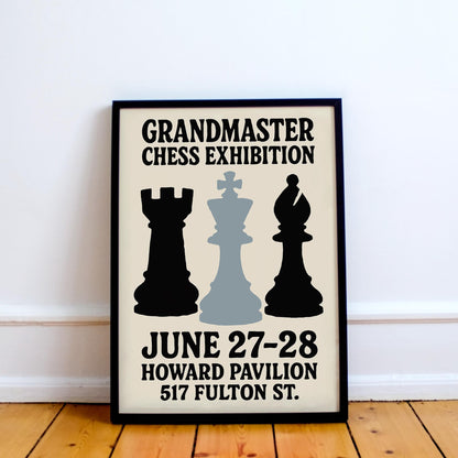 Chess Grandmaster Poster