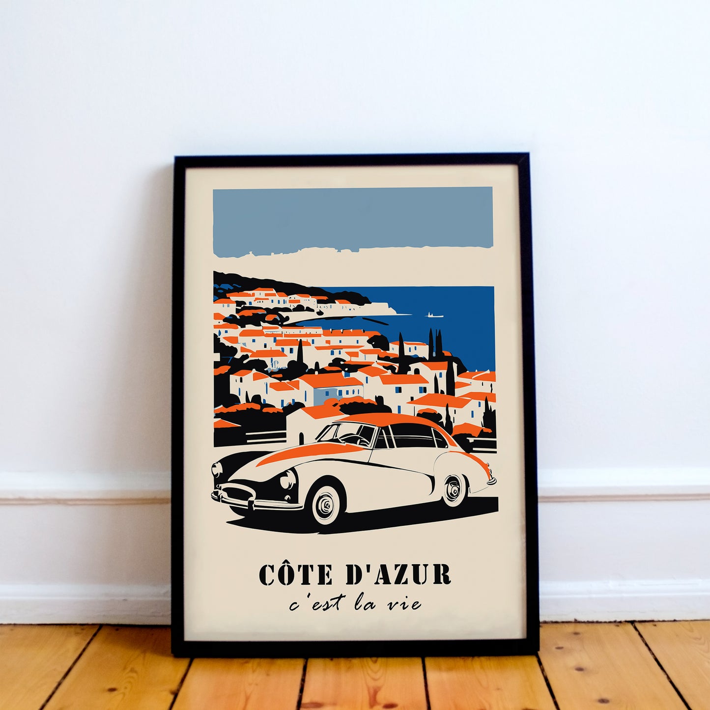 Cote d'Azur C'est la Vie Poster