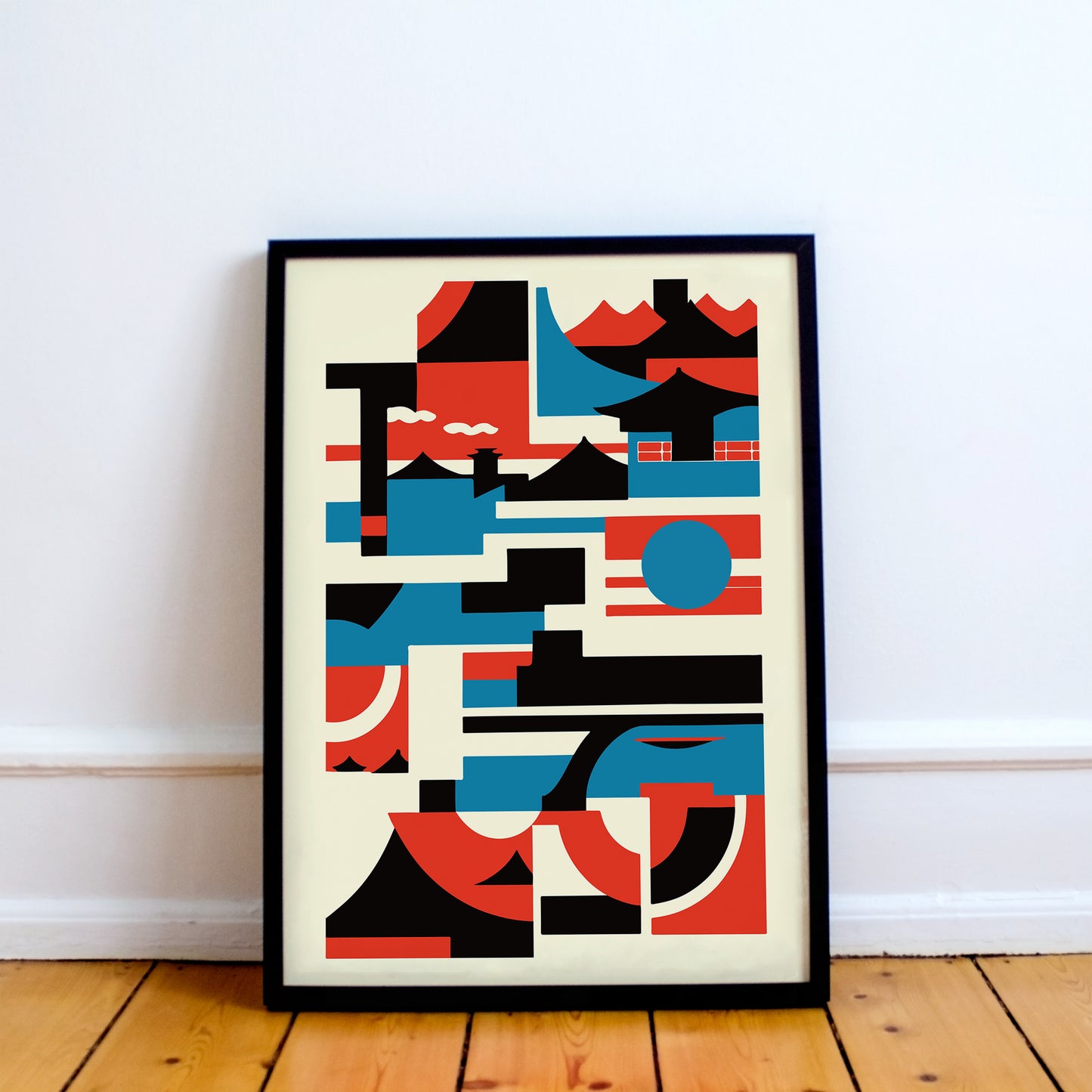 Geometric Japan Minimalist Poster