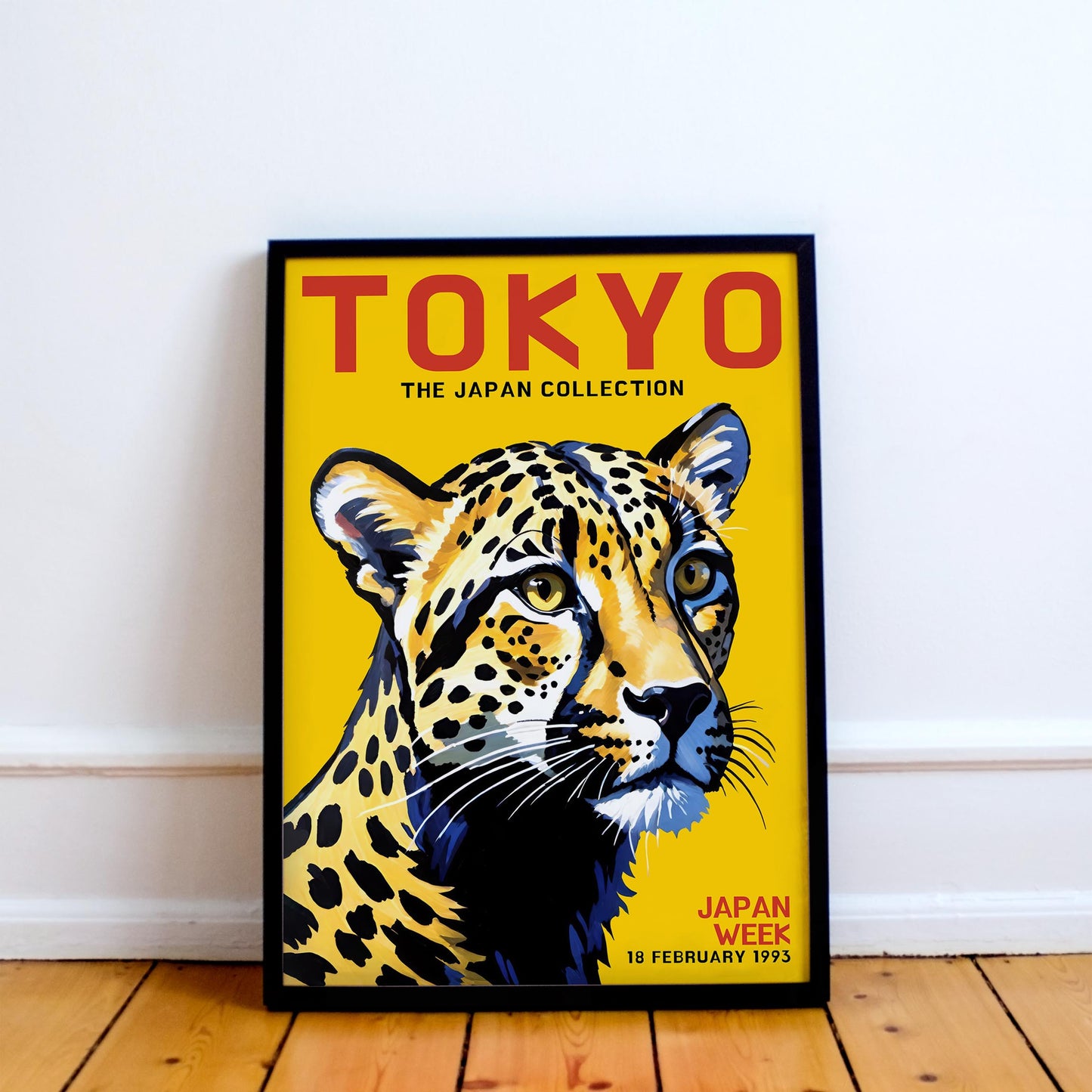 Tokyo Japan Collection Leopard Poster