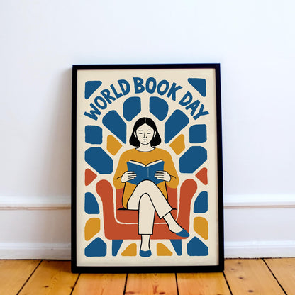 Book Day Abstract Print