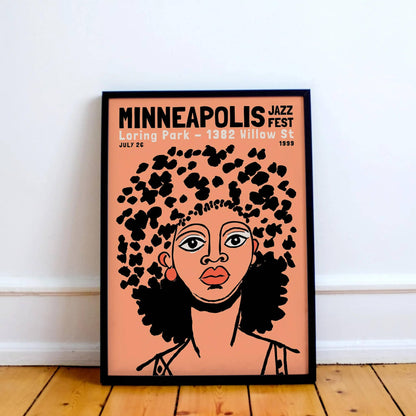 Minneapolis Jazz Fest 1999 Poster