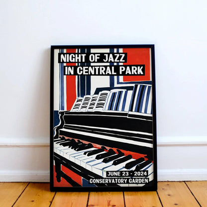 Night of Jazz Central Park 2024 Poster