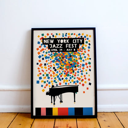 NYC Jazz Fest Retro Prints