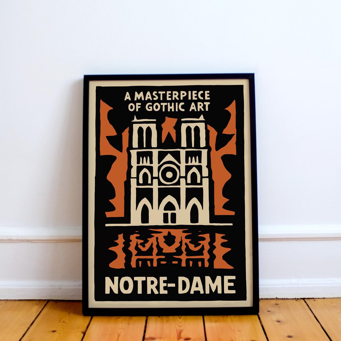 Notre Dame Gothic Art Print