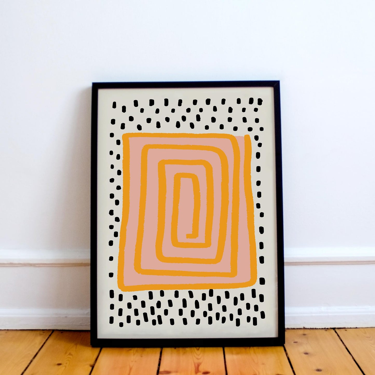 Abstract Maze Wall Art