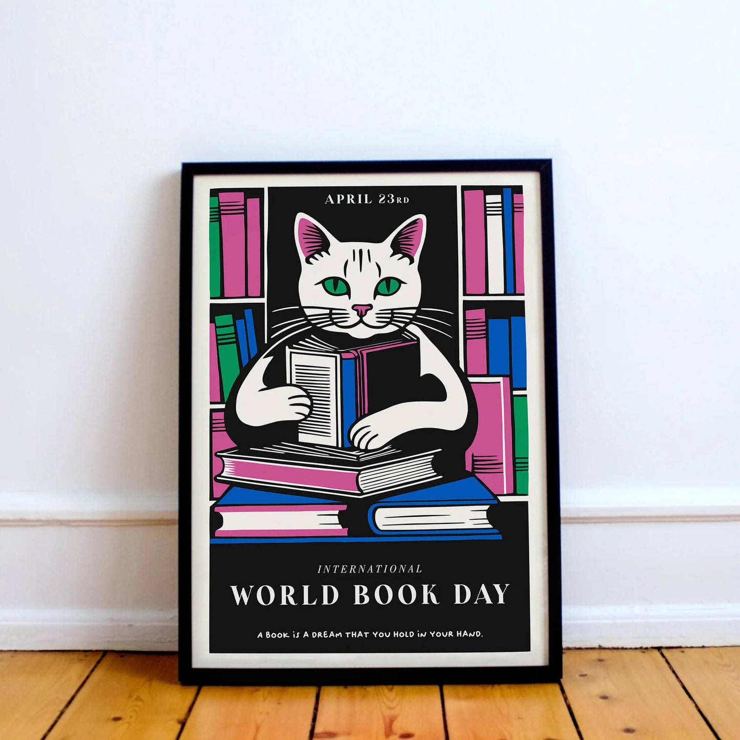Book Day Literary Cute Poster
